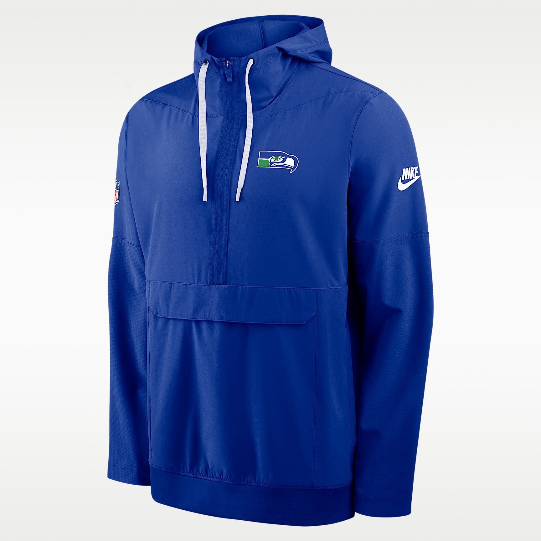 Seattle Seahawks Alt Anorak Men's Nike NFL 1/2-Zip Hooded Jacket